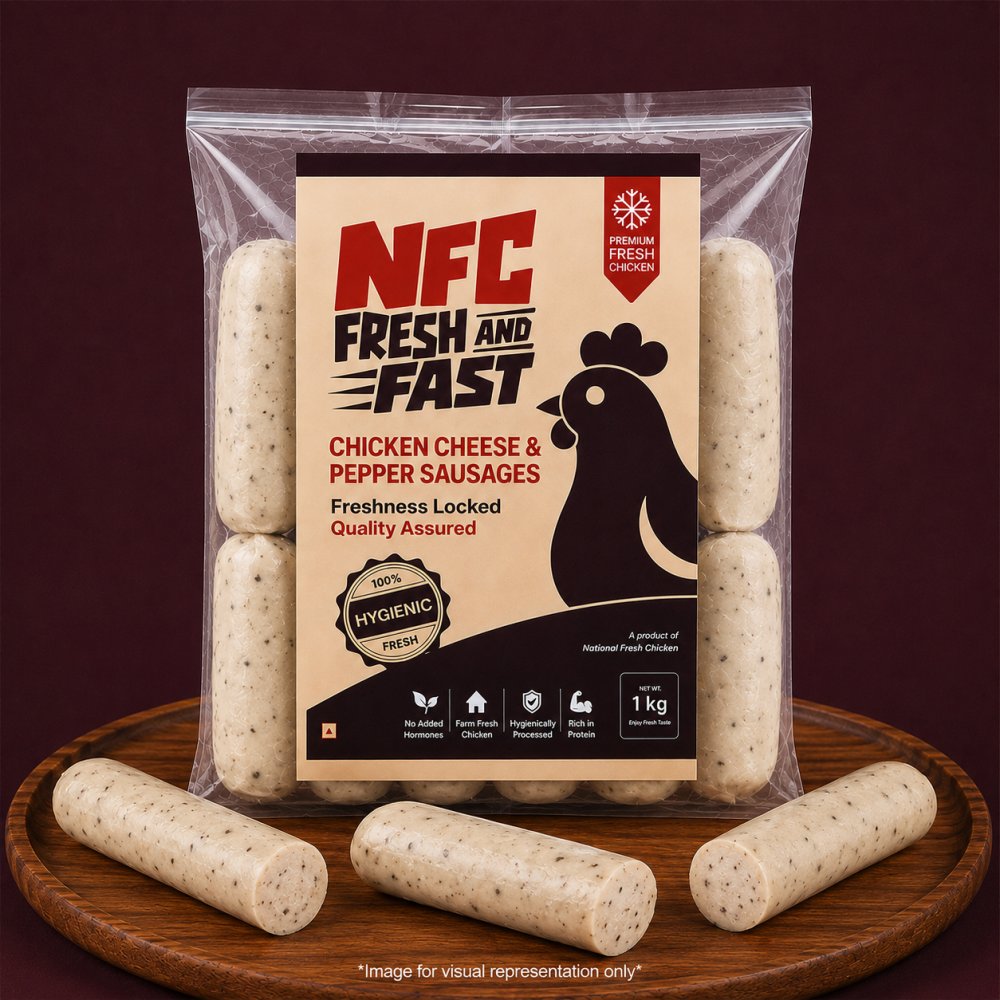 Chicken Cheese & Pepper Sausages