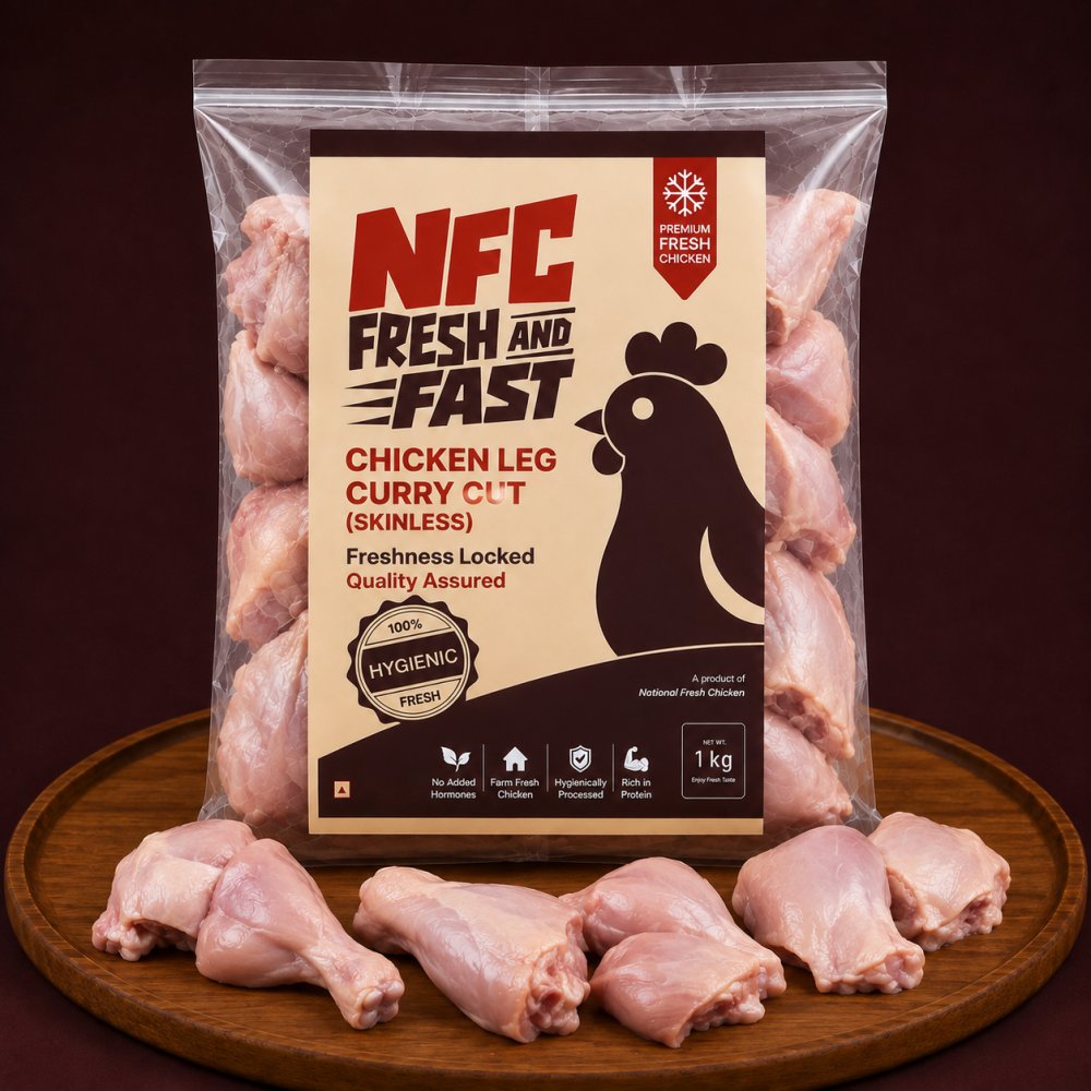 Chicken Leg Curry Cut (Skinless)